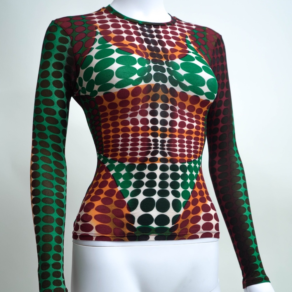 Jean Paul Gaultier Cyber Dot Top - Picture 3 of 5